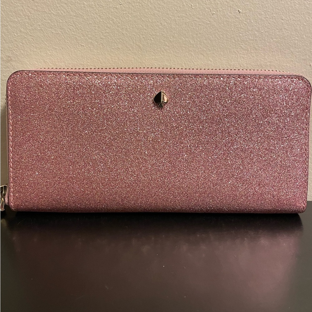 ❌SOLD❌ Kate Spade ♠️ Pink Glitter Wallet